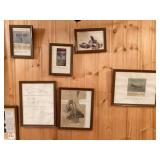 2001 SATELLITE MAP OF THE UNITED STATES, FRAMED