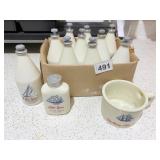 10 EMPTY OLD SPICE BOTTLES, OLD SPICE TALC