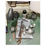 GLASS CANDY THERMOMETERS, GRATER, HEAVY METAL