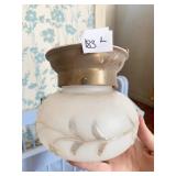 ETCHED GLASS CEILING LIGHT