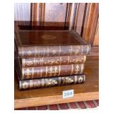 FAUX BOOK STACK DECORATIVE BOX