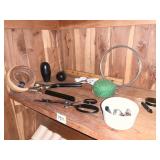 LEATHER SMITH TOOL, TAPE MEASURE, LEATHER