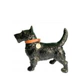 CAST IRON DOG 8.5" H X 11" L - WITH DOG TAG