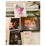 OPTICAL ILLUSIONS BOOK, VHS GONE WITH THE WIND,