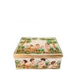 CAPODIMONTE CHERUB BOX 5" W X 3.5" D X 2" H -
