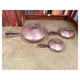 REVERE WARE PANS WITH LID