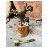 BRASS OTTO BERNZ VINTAGE TORCH WITH CRAFTSMAN TIP