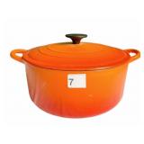 LE CREUSET 4.5" H X 10" D - LOOKS UNUSED