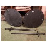 HARD PLASTIC PRACTICE SWORDS AND HAND MADE