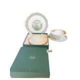 NIPPON BOWL, PLATE AND ROYAL ALBERT PLATE W/ CUP