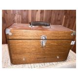 OAK H GERSTNER & SONS BEAUTIFUL BOX W/ FELT LINED