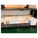 WALLPAPER REMNANTS INCLUDING NEW MODERN AND