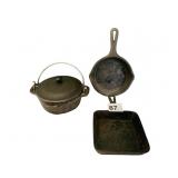 WAGNER 100 YR. ANNIVERSARY 4" X 6.5" SKILLET &