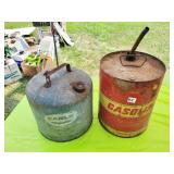 5-GALLON GAS CAN AND 5-GALLON KEROSENE CAN