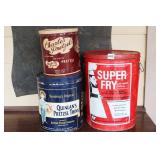 LOT OF 3 LARGE TINS: CHARLEY