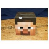 MINECRAFT STEVE COSTUME HEAD MADE OF CARDBOARD