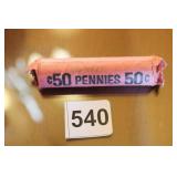 FULL ROLL OF WHEAT PENNIES