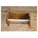 SOLID OAK, HANDMADE, WALL MOUNTING PAPER TOWEL