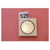 2020 CANADIAN SILVER DOLLAR -.999. WITH 24 K GOLD