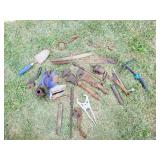 MISCELLANEOUS HAND TOOLS. PIPE WRENCHES, DRILL