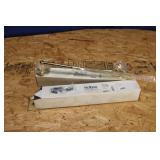 LOT OF 2 NEW NUTONE 18" TOWEL BARS (POLISHED