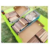 3 BOXES OF WOOD TURNING PEN BLANKS PRECUT.