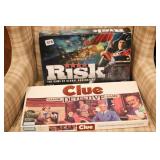 SET OF 2 BOARD GAMES: RISK AND CLUE