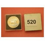 1985 CANADA PROOF SILVER DOLLAR. ROYAL CANADIAN