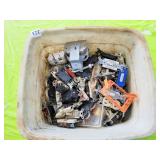 BIN WITH ELECTRIC PARTS