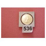 1964 CANADA SILVER DOLLAR MS60