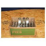 21 SETS OF MATCHING SALT AND PEPPER SHAKERS