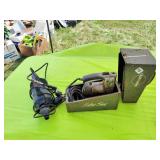 CRAFTSMAN METAL BOX WITH ELECTRIC SABER SAW AND