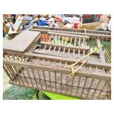 WOODEN CRATE (23 ï¿½" WIDE X 35" LONG)