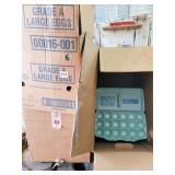 A LOT OF EGG CARTONS!! 3 BOXES OF 18 PACKS