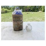 LOT OF 2 VINTAGE BOTTLES: ONE PHILLIPS MILK OF