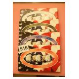 LOT OF 4: US 2001 STATE QUARTER COLLECTION SETS.