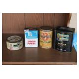 LOT OF 4 VINTAGE TINS: MACKINTOSH