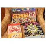 SET OF 3 BOARD GAMES: DISNEY SCENE IT TRIVIA