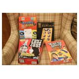 SET OF 4 BOARD GAMES: DOUBLE DITTO, MANCALA