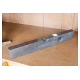 ANTIQUE STANLEY WOODEN LEVEL # 00 (20" LONG X 3"