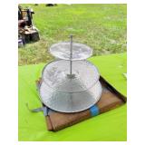 STAMPED ALUMINUM HORS Dï¿½OEUVRE TRAY (12" X 14")