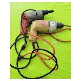 BLACK & DECKER DRILL AND MILWAUKEEï¿½ SCREW GUN