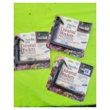 THREE UNOPENED FLOWER BOX UNIVERSAL BRACKETS WITH