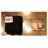 24KT GOLD OBVERSE AND REVERSE BLACK RUTHENIUM