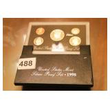 UNITED STATES MINT SILVER PROOF SET 1998