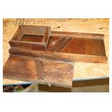 ANTIQUE WOODEN CABBAGE SLICER