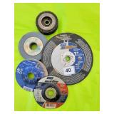 GROUP OF GRINDING AND CUT OFF WHEELS