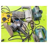 LOT OF TOOLS: MILWAUKEE HEAVY DUTY DRILL, DRILL