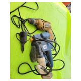 RYOBI 3" X 18" ELECTRIC SANDER AND DEWALT DRILL