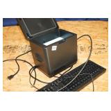 MINI FRIDGE AND KEYBOARD